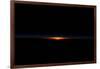 Earth horizon view over South Pacific Ocean-null-Framed Photographic Print