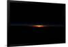 Earth horizon view over South Pacific Ocean-null-Framed Photographic Print