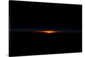 Earth horizon view over South Pacific Ocean-null-Stretched Canvas