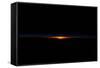 Earth horizon view over South Pacific Ocean-null-Framed Stretched Canvas