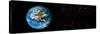 Earth in Space Showing North Americas (Photo Illustration)-null-Stretched Canvas
