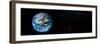 Earth in Space Showing North Americas (Photo Illustration)-null-Framed Photographic Print