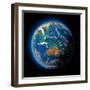 Earth in Space-Antartis-Framed Photographic Print