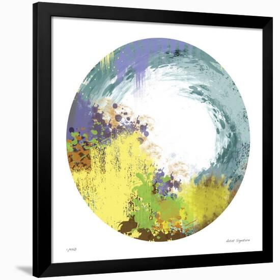 Earth Layers III-Jan Weiss-Framed Giclee Print