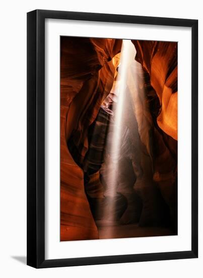 Earth Light, Antelope Canyon, Southwest US, Page, Arizona, Navajo-Vincent James-Framed Photographic Print