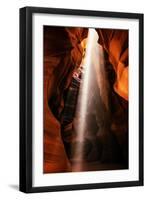 Earth Light, Antelope Canyon, Southwest US, Page, Arizona, Navajo-Vincent James-Framed Photographic Print