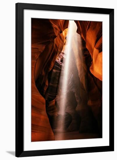 Earth Light, Antelope Canyon, Southwest US, Page, Arizona, Navajo-Vincent James-Framed Photographic Print