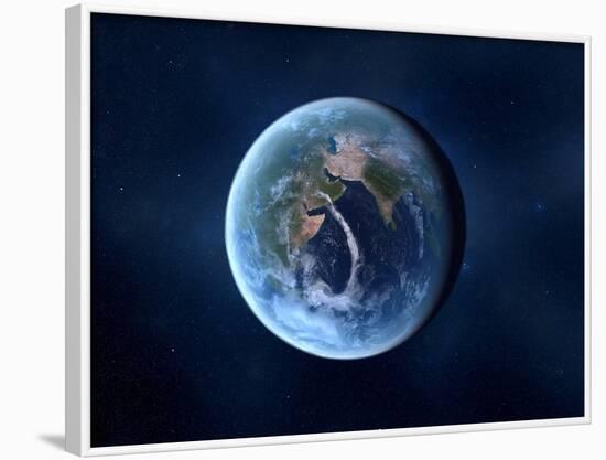 Earth-Like Alien Planet, Artwork-null-Framed Photographic Print