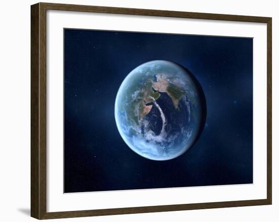 Earth-Like Alien Planet, Artwork-null-Framed Photographic Print