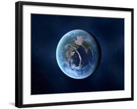 Earth-Like Alien Planet, Artwork-null-Framed Photographic Print