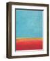 Earth Meets Sky 1-Jan Weiss-Framed Art Print