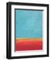 Earth Meets Sky 1-Jan Weiss-Framed Art Print