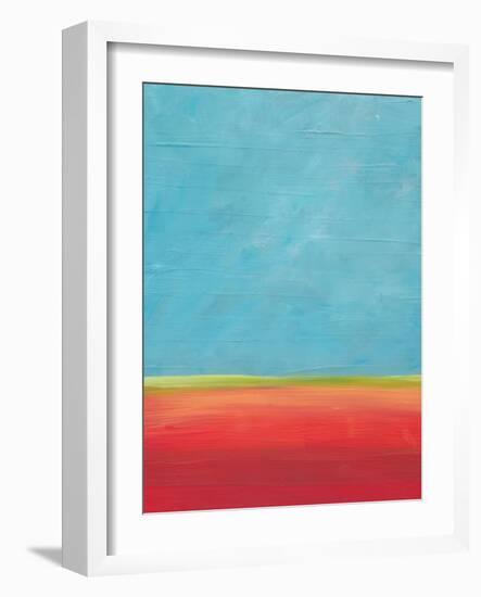 Earth Meets Sky 1-Jan Weiss-Framed Art Print