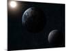 Earth, Moon and the Sun-Stocktrek Images-Mounted Photographic Print