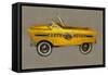 Earth Mover Pedal Car-Michelle Calkins-Framed Stretched Canvas