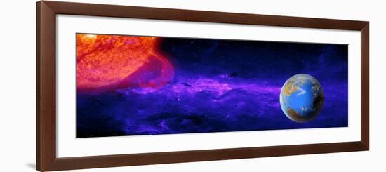 Earth Moving around the Sun-null-Framed Photographic Print