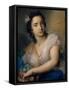 Earth-one of a series of the Four Elements (1744)-Rosalba Carriera-Framed Stretched Canvas