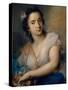 Earth-one of a series of the Four Elements (1744)-Rosalba Carriera-Stretched Canvas