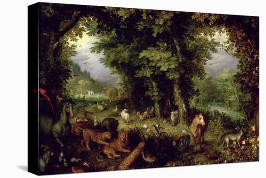 Earth or the Earthly Paradise, 1607-08-Jan Brueghel the Elder-Stretched Canvas