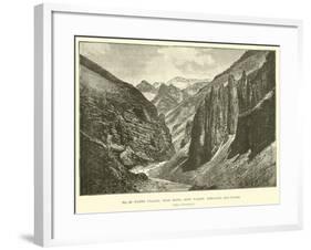 Earth Pillars, Near Kioto, Spiti Valley, Himalaya Mountains-null-Framed Giclee Print