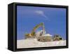 Earth Removal, Jcbs/Diggers, Construction Industry-G Richardson-Framed Stretched Canvas