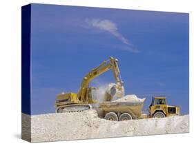 Earth Removal, Jcbs/Diggers, Construction Industry-G Richardson-Stretched Canvas