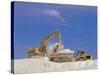 Earth Removal, Jcbs/Diggers, Construction Industry-G Richardson-Stretched Canvas