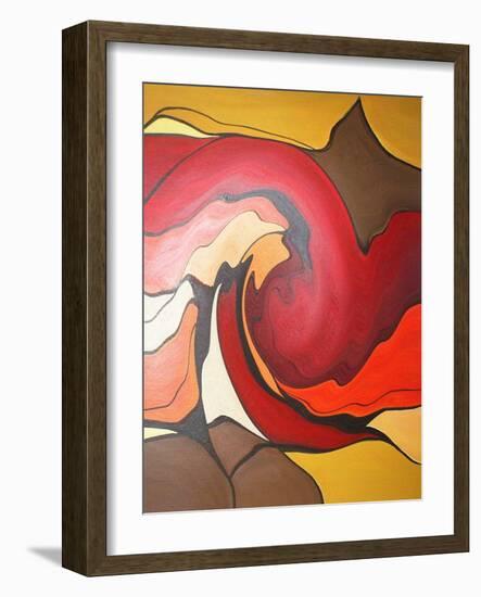 Earth Ripples II-Ruth Palmer-Framed Art Print