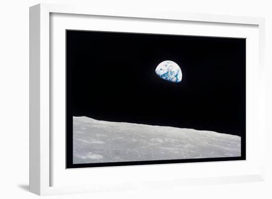 Earth Rise-null-Framed Art Print