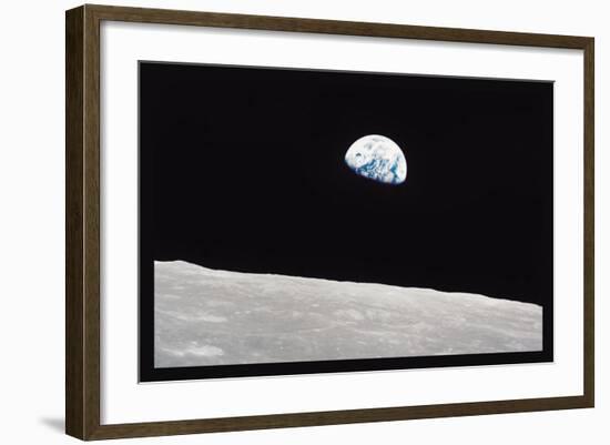 Earth Rise-null-Framed Art Print