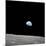Earth Rising Above the Lunar Horizon-Stocktrek Images-Mounted Photographic Print