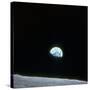 Earth Rising over Curvature of the Moon as Seen from Apollo 8-null-Stretched Canvas