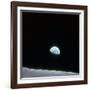 Earth Rising over Curvature of the Moon as Seen from Apollo 8-null-Framed Premium Photographic Print