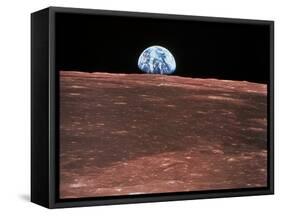 Earth Rising-null-Framed Stretched Canvas