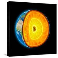 Earth's Internal Structure, Artwork-null-Stretched Canvas