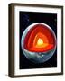 Earth's Internal Structure-Roger Harris-Framed Photographic Print