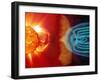 Earth's Magnetosphere, Artwork-Steele Hill-Framed Photographic Print