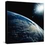 Earth Seen from Space Shuttle Discovery-Bettmann-Stretched Canvas