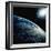 Earth Seen from Space Shuttle Discovery-Bettmann-Framed Premium Photographic Print