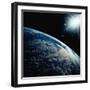 Earth Seen from Space Shuttle Discovery-Bettmann-Framed Premium Photographic Print