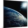 Earth Seen from Space Shuttle Discovery-Bettmann-Mounted Premium Photographic Print