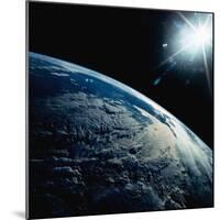Earth Seen from Space Shuttle Discovery-Bettmann-Mounted Photographic Print