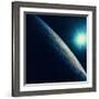 Earth Showing a Tropical Storm in the Eastern Indian Ocean and the Western Coast of Australia-Digital Vision.-Framed Photographic Print