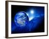 Earth, Sun And Moon-Detlev Van Ravenswaay-Framed Photographic Print