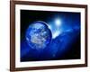 Earth, Sun And Moon-Detlev Van Ravenswaay-Framed Photographic Print