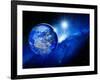 Earth, Sun And Moon-Detlev Van Ravenswaay-Framed Photographic Print