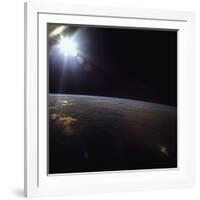 Earth Surface Seen from Apollo 11-null-Framed Photographic Print