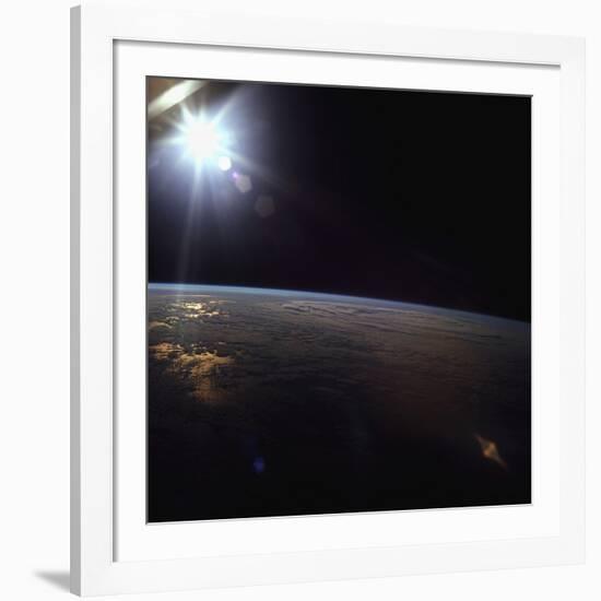 Earth Surface Seen from Apollo 11-null-Framed Photographic Print