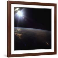 Earth Surface Seen from Apollo 11-null-Framed Photographic Print