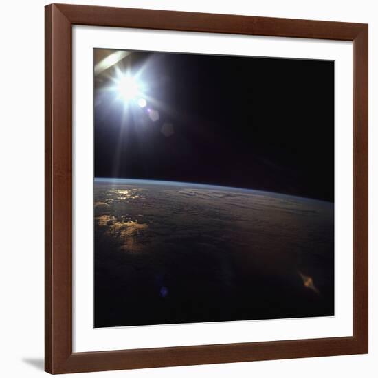 Earth Surface Seen from Apollo 11-null-Framed Photographic Print